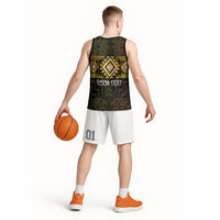 Aotearoa Atua Mahuika Personalised Basketball Jersey Maori Goddess Of Fire Taniko Motifs LT14 - Polynesian Pride