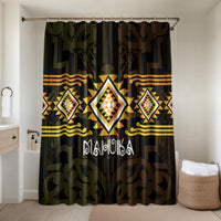 Aotearoa Atua Mahuika Bathroom Set Maori Goddess Of Fire Taniko Motifs