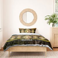 Aotearoa Atua Mahuika Bedding Set Maori Goddess Of Fire Taniko Motifs LT14 - Polynesian Pride