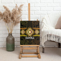 Aotearoa Atua Mahuika Canvas Wall Art Maori Goddess Of Fire Taniko Motifs LT14 - Polynesian Pride