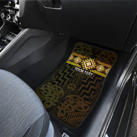 Aotearoa Atua Mahuika Personalised Car Mats Maori Goddess Of Fire Taniko Motifs LT14 - Polynesian Pride