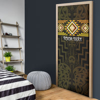 Aotearoa Atua Mahuika Personalised Door Cover Maori Goddess Of Fire Taniko Motifs LT14 - Polynesian Pride