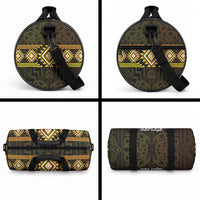 Aotearoa Atua Mahuika Duffle Bag Maori Goddess Of Fire Taniko Motifs