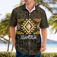 Aotearoa Atua Mahuika Personalised Hawaiian Shirt Maori Goddess Of Fire Taniko Motifs LT14 - Polynesian Pride