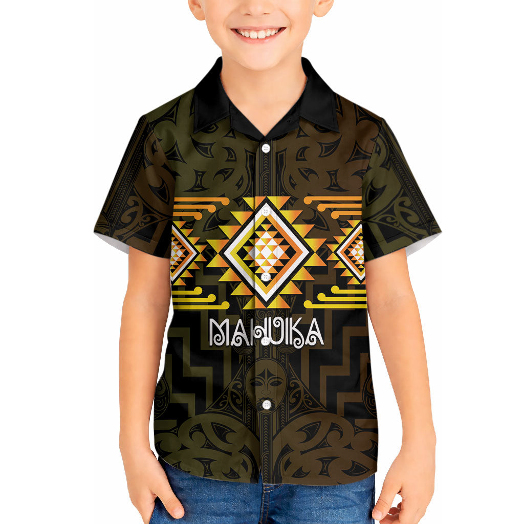 Aotearoa Atua Mahuika Personalised Hawaiian Shirt Maori Goddess Of Fire Taniko Motifs LT14 - Polynesian Pride