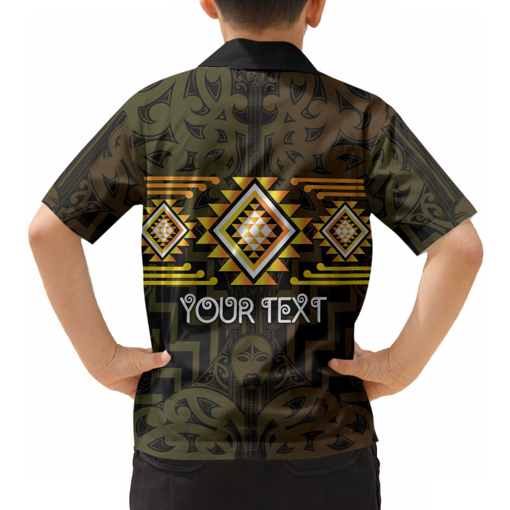 Aotearoa Atua Mahuika Personalised Hawaiian Shirt Maori Goddess Of Fire Taniko Motifs LT14 - Polynesian Pride