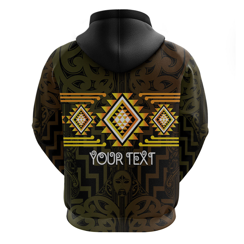 Aotearoa Atua Mahuika Personalised Hoodie Maori Goddess Of Fire Taniko Motifs LT14 - Polynesian Pride