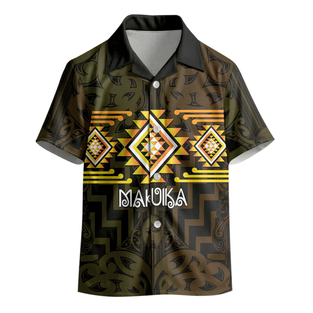 Aotearoa Atua Mahuika Personalised Kid Hawaiian Shirt Maori Goddess Of Fire Taniko Motifs LT14 - Polynesian Pride