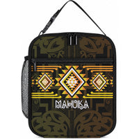 Aotearoa Atua Mahuika Lunch Bag Maori Goddess Of Fire Taniko Motifs