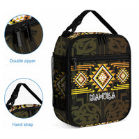 Aotearoa Atua Mahuika Lunch Bag Maori Goddess Of Fire Taniko Motifs