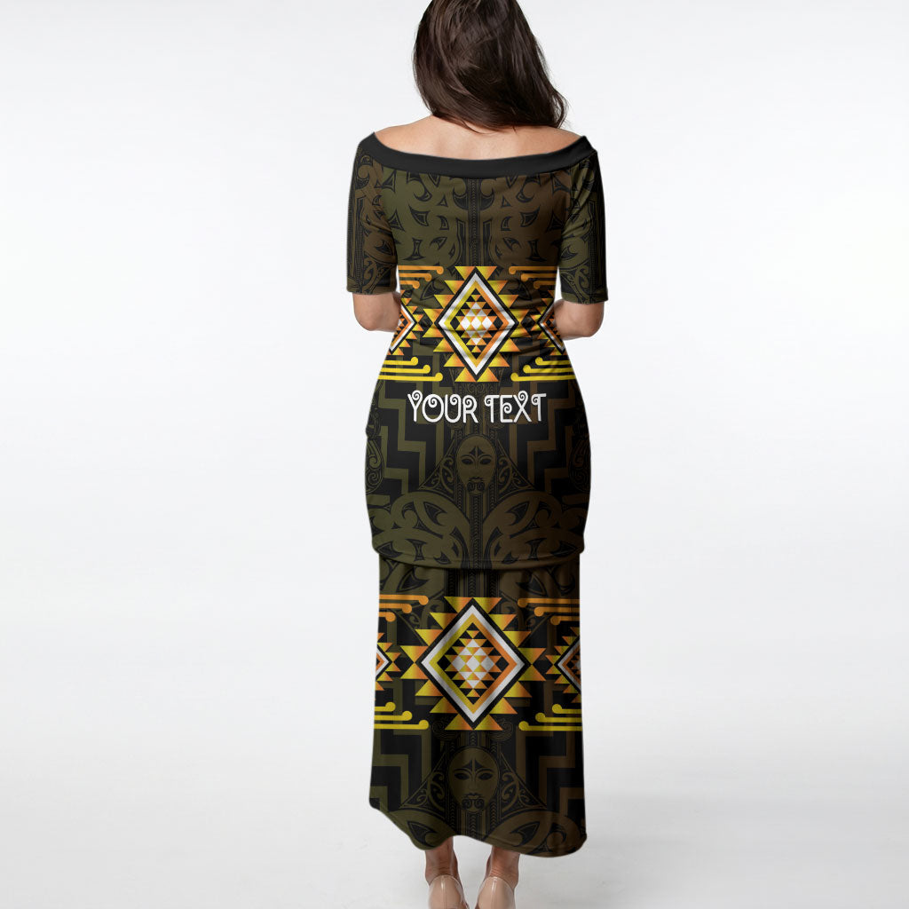 Aotearoa Atua Mahuika Personalised Puletasi Maori Goddess Of Fire Taniko Motifs LT14 - Polynesian Pride