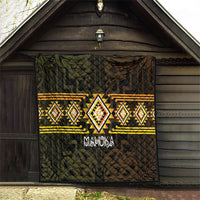 Aotearoa Atua Mahuika Quilt Maori Goddess Of Fire Taniko Motifs LT14 - Polynesian Pride