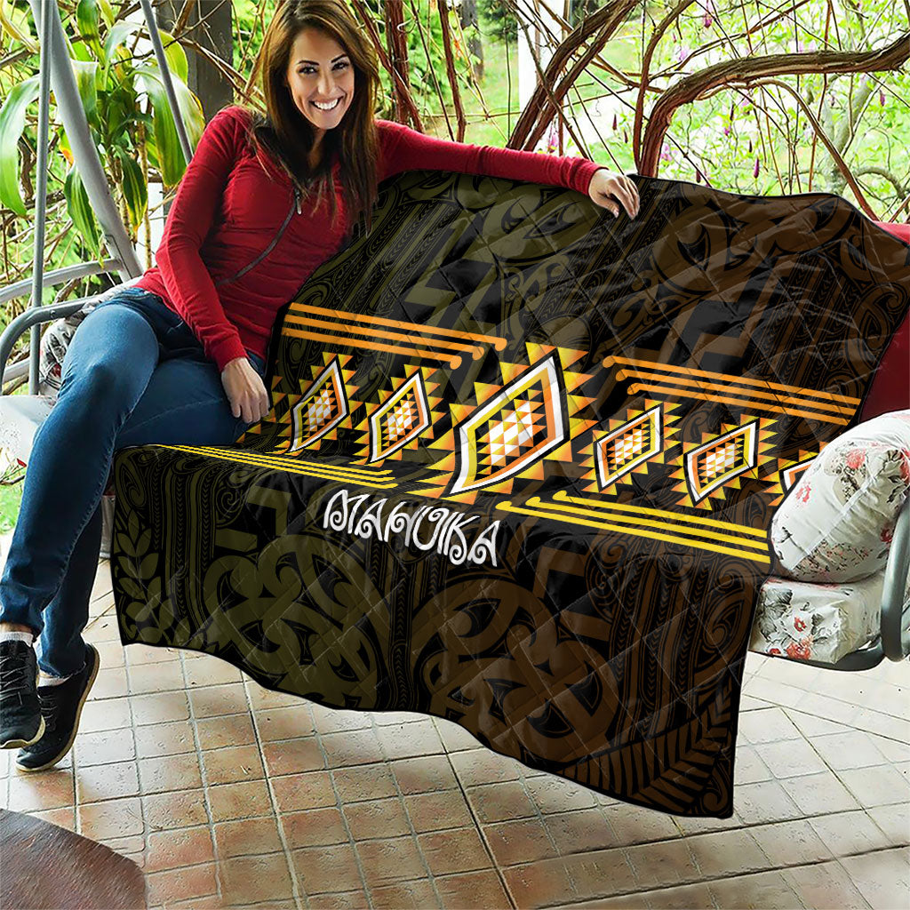 Aotearoa Atua Mahuika Quilt Maori Goddess Of Fire Taniko Motifs LT14 - Polynesian Pride