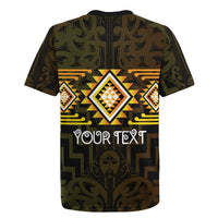 Aotearoa Atua Mahuika Personalised Rugby Jersey Maori Goddess Of Fire Taniko Motifs LT14 - Polynesian Pride