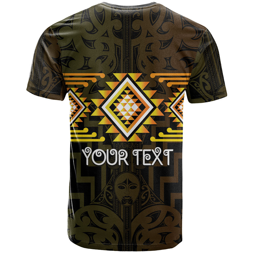 Aotearoa Atua Mahuika Personalised T Shirt Maori Goddess Of Fire Taniko Motifs