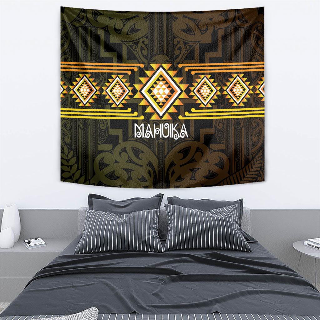 Aotearoa Atua Mahuika Tapestry Maori Goddess Of Fire Taniko Motifs LT14 - Polynesian Pride
