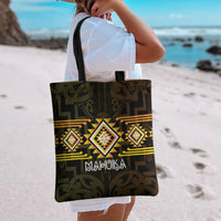 Aotearoa Atua Mahuika Tote Bag Maori Goddess Of Fire Taniko Motifs LT14 - Polynesian Pride