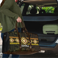 Aotearoa Atua Mahuika Travel Bag Maori Goddess Of Fire Taniko Motifs LT14 - Polynesian Pride