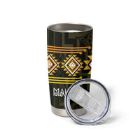 Aotearoa Atua Mahuika Personalised Tumbler Cup Maori Goddess Of Fire Taniko Motifs LT14 - Polynesian Pride