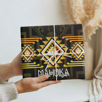 Aotearoa Atua Mahuika Wrapping Paper Maori Goddess Of Fire Taniko Motifs LT14 - Polynesian Pride
