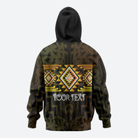 Aotearoa Atua Mahuika Personalised Zip Hoodie Maori Goddess Of Fire Taniko Motifs LT14 - Polynesian Pride