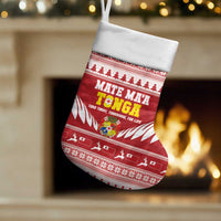 Tonga Rugby Christmas Stocking Mate Maa Tonga Ngatu Pattern - Polynesian Pride