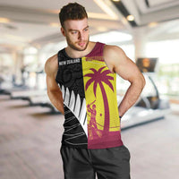 New Zealand and West Indies Cricket Custom Men Tank Top Black Cap Windies Together - Polynesian Pride