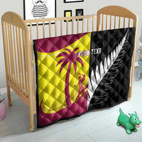 New Zealand and West Indies Cricket Custom Quilt Black Cap Windies Together LT14 - Polynesian Pride