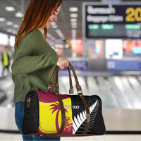 New Zealand and West Indies Cricket Custom Travel Bag Black Cap Windies Together LT14 - Polynesian Pride