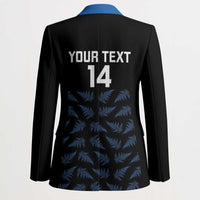 New Zealand Silver Fern Cricket Custom Blazer Black Cap T20 Version - Polynesian Pride