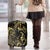 Gold And Black Aoteara Horse Racing Luggage Cover NZ Maori Pattern