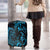 Blue Aoteara Horse Racing Luggage Cover NZ Maori Pattern