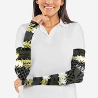 Born And Raised Aloha Hawaii Arm Sleeves Kanaka Kakau Hawaiian Tiare Pakalana Lei - Polynesian Pride