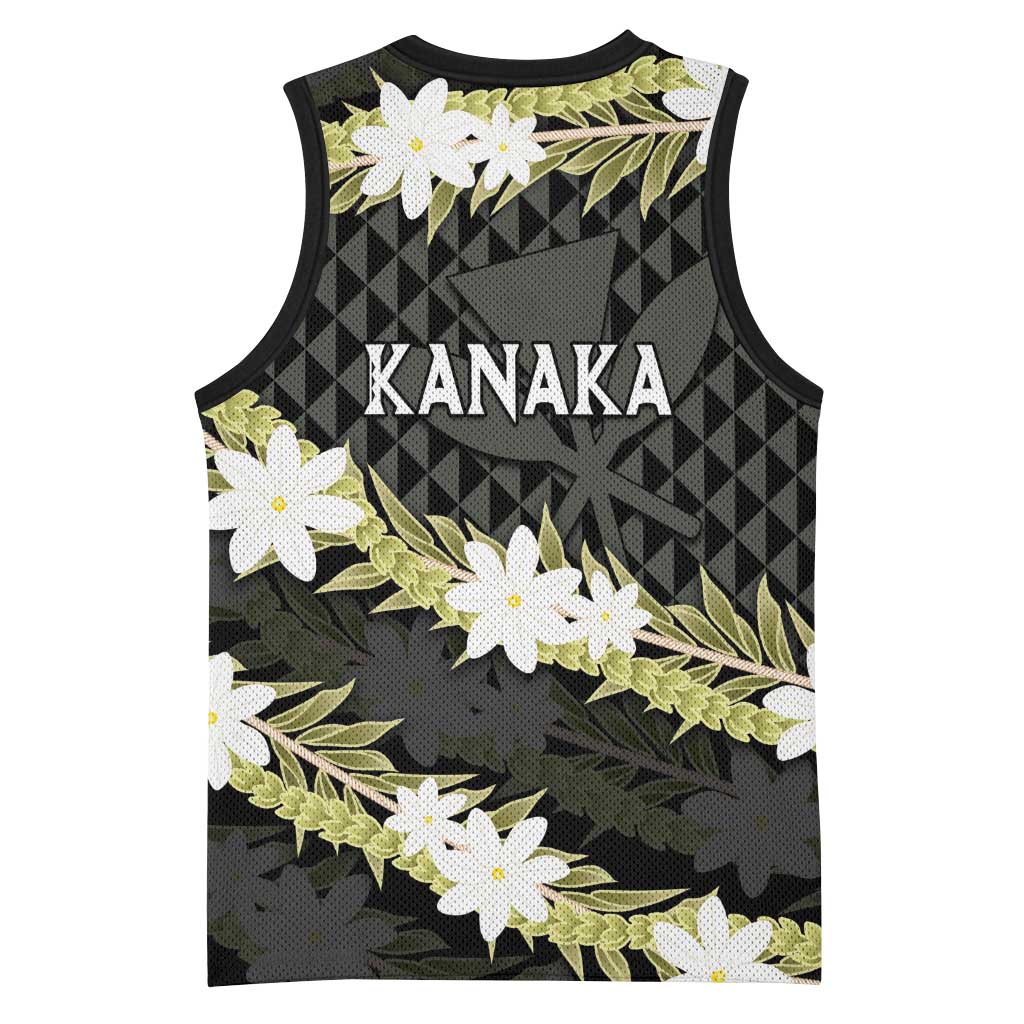 Born And Raised Aloha Hawaii Basketball Jersey Kanaka Kakau Hawaiian Tiare Pakalana Lei - Polynesian Pride