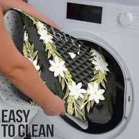 Born And Raised Aloha Hawaii Bathroom Set Kanaka Kakau Hawaiian Tiare Pakalana Lei - Polynesian Pride