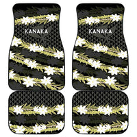 Born And Raised Aloha Hawaii Car Mats Kanaka Kakau Hawaiian Tiare Pakalana Lei - Polynesian Pride