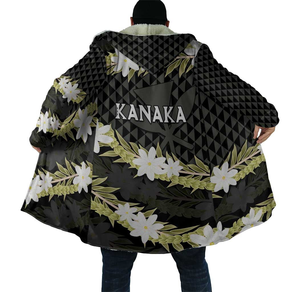 Born And Raised Aloha Hawaii Cloak Kanaka Kakau Hawaiian Tiare Pakalana Lei - Polynesian Pride