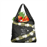Born And Raised Aloha Hawaii Grocery Bag Kanaka Kakau Hawaiian Tiare Pakalana Lei - Polynesian Pride