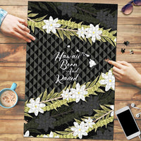 Born And Raised Aloha Hawaii Puzzle Kanaka Kakau Hawaiian Tiare Pakalana Lei - Polynesian Pride