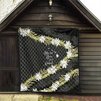 Born And Raised Aloha Hawaii Quilt Kanaka Kakau Hawaiian Tiare Pakalana Lei - Polynesian Pride