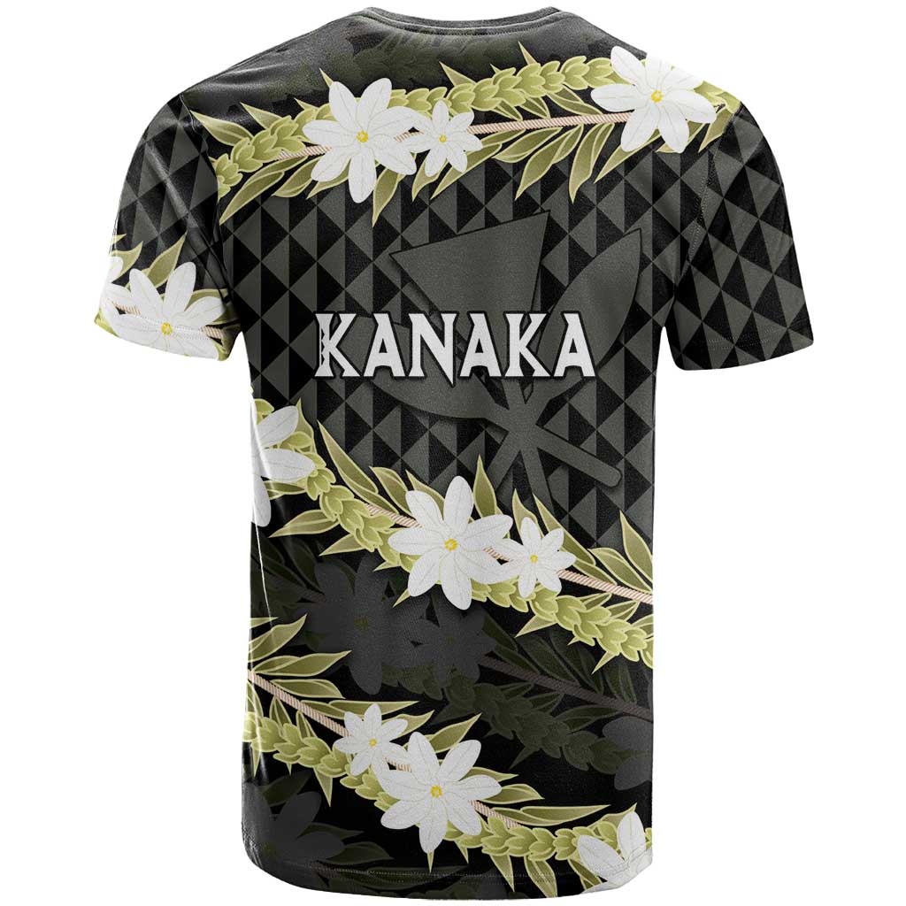 Born And Raised Aloha Hawaii T Shirt Kanaka Kakau Hawaiian Tiare Pakalana Lei - Polynesian Pride