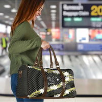 Born And Raised Aloha Hawaii Travel Bag Kanaka Kakau Hawaiian Tiare Pakalana Lei - Polynesian Pride