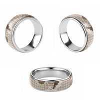 Brown Hawaii Tiare and Shell Lei Classic Ring Hawaiian Palaka Luxury Vibes - Polynesian Pride