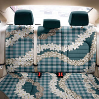 Dark Cyan Hawaii Tiare and Shell Lei Back Car Seat Cover Hawaiian Palaka Luxury Vibes LT14 - Polynesian Pride