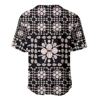 Aloha Hawaii Shell Quilt Baseball Jersey Seamless Style - Polynesian Pride