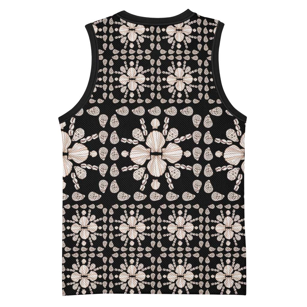 Aloha Hawaii Shell Quilt Basketball Jersey Seamless Style - Polynesian Pride