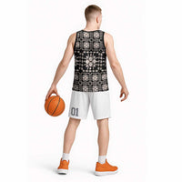 Aloha Hawaii Shell Quilt Basketball Jersey Seamless Style - Polynesian Pride
