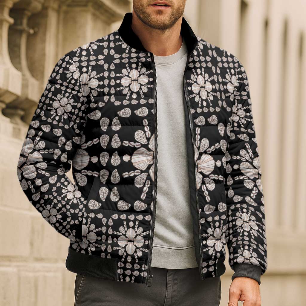 Aloha Hawaii Shell Quilt Bomber Puffer Jacket Seamless Style - Polynesian Pride