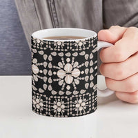 Aloha Hawaii Shell Quilt Ceramic Mug Seamless Style - Polynesian Pride