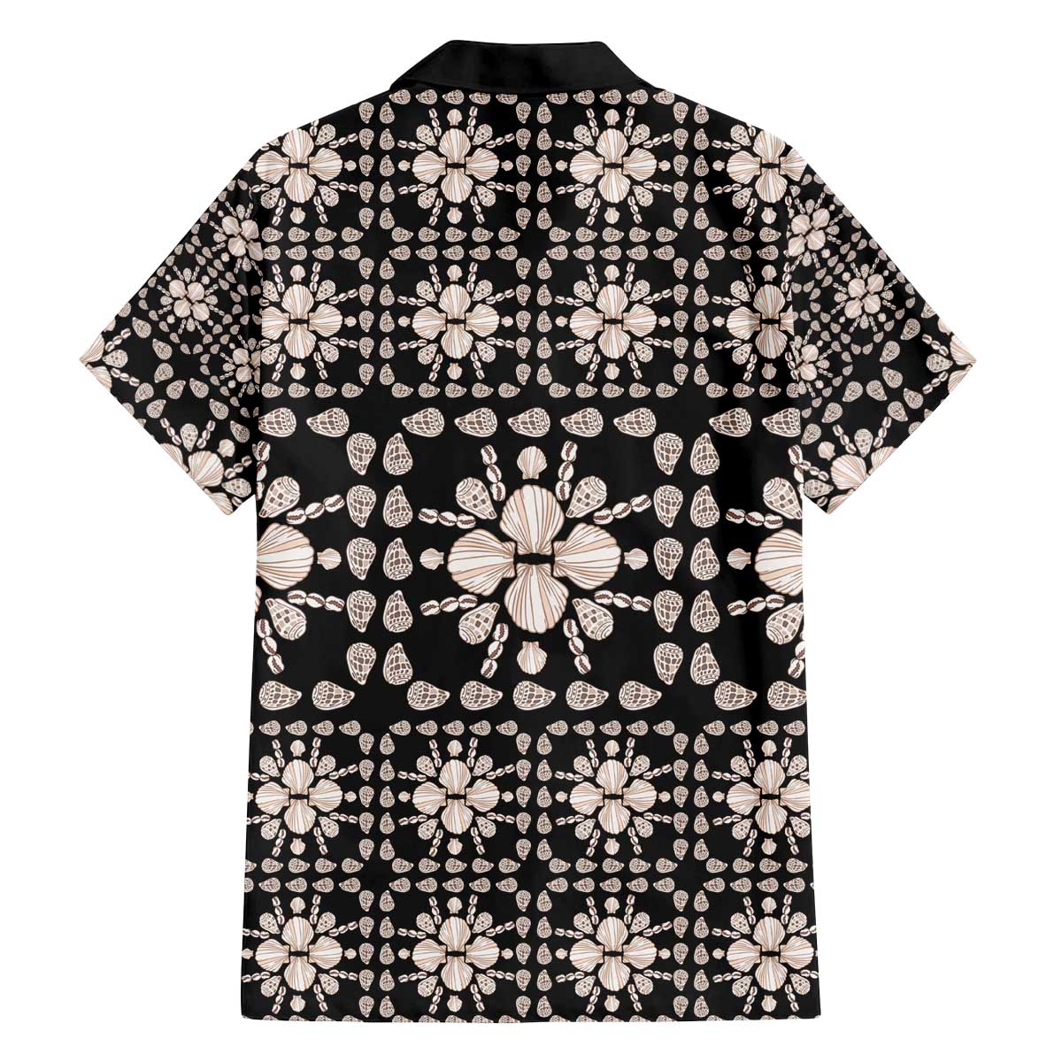 Aloha Hawaii Shell Quilt Family Matching Off The Shoulder Long Sleeve Dress and Hawaiian Shirt Seamless Style - Polynesian Pride